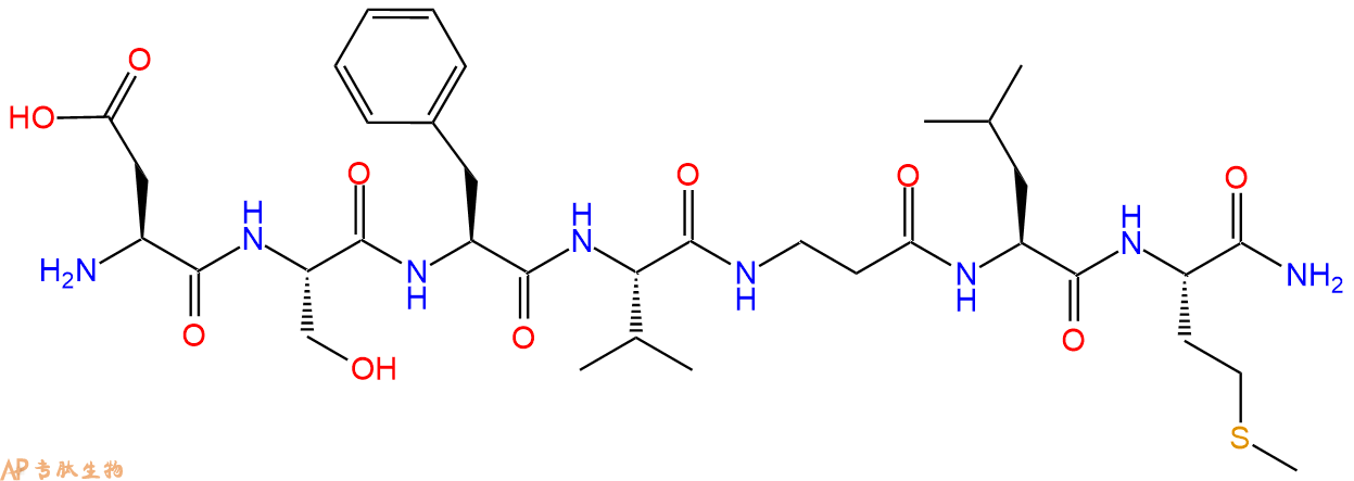 专肽生物产品七肽DSFV-βA-LM-NH2122063-01-8