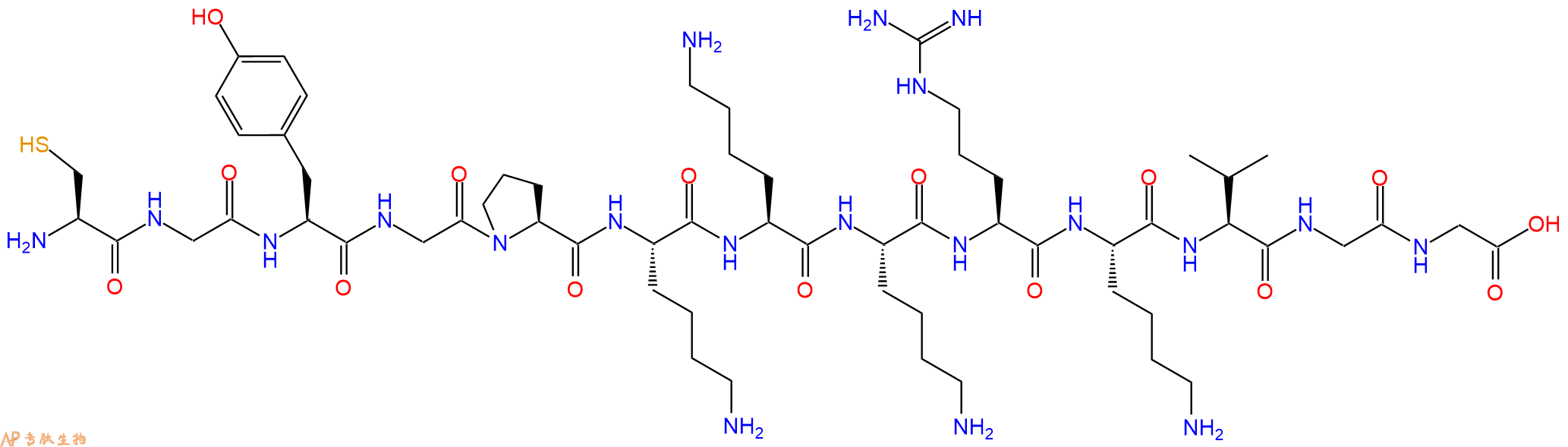 专肽生物产品SV40 Nuclear Transport Signal Peptide Analog104914-40-1