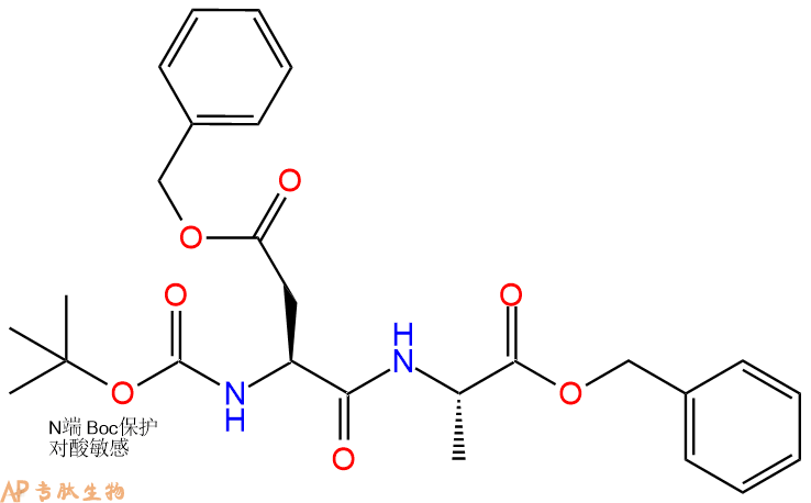 专肽生物产品二肽Boc-Asp(OBzl)-Ala-苄酯化18671-02-8