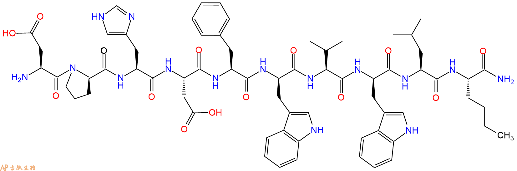 专肽生物产品[DPro2, DTrp6, 8, Nle10]NeurokininB109212-72-8