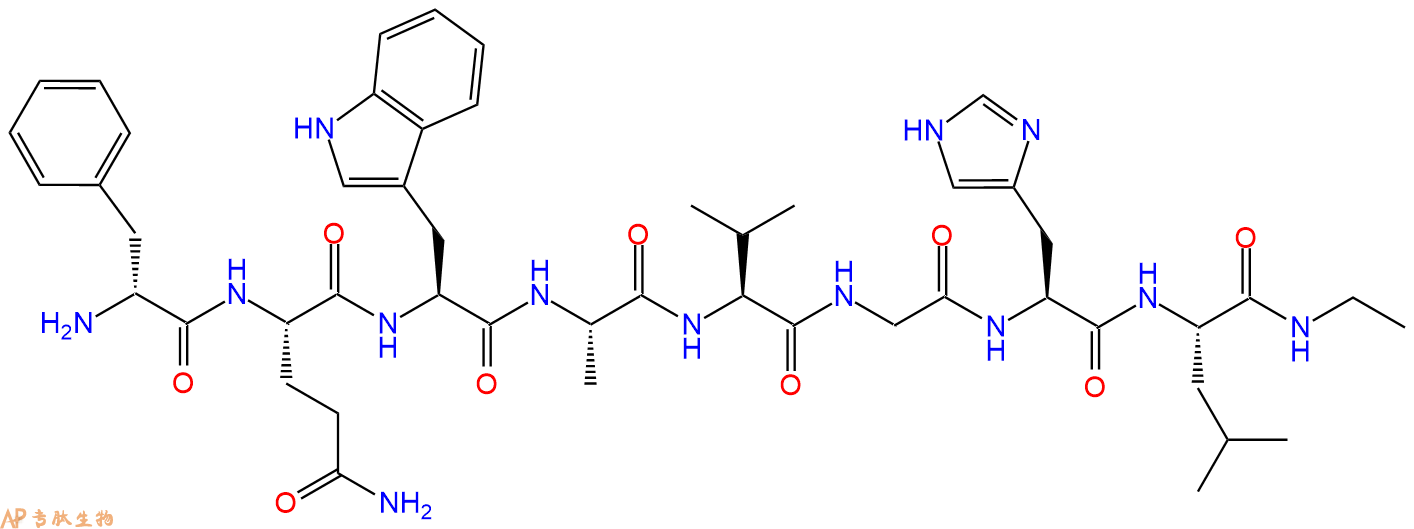 多肽生物产品(DPhe6, Leu-NHEt13, des-Met14)-Bombesin(6-14)124199-90-2