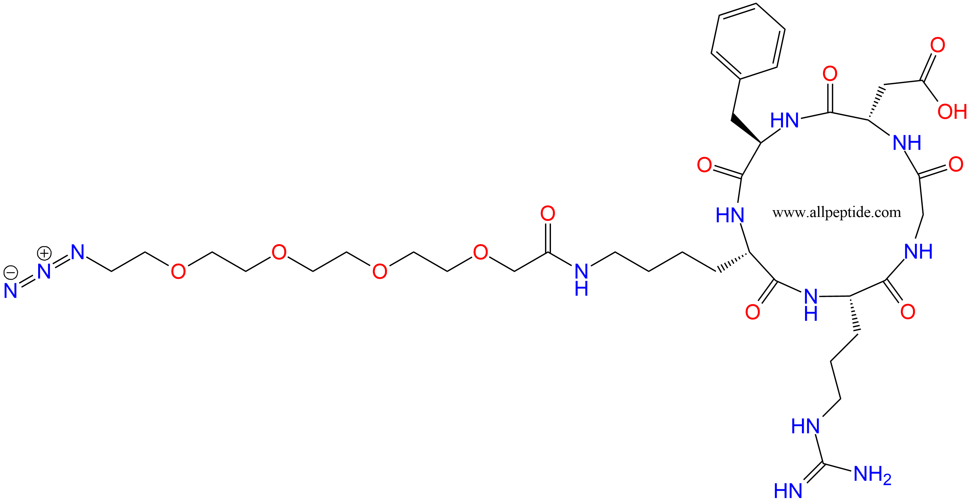 专肽生物产品Cyclo(RGDfK(Azido_PEG4))