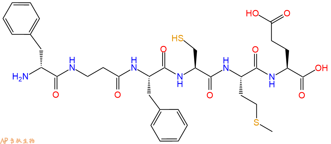专肽生物产品六肽DPhe-βAla-Phe-CME1144521-67-4