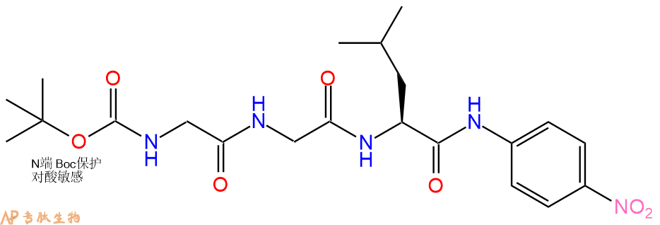 专肽生物产品Subtilisin A 底物 I：Boc-Gly-Gly-Leu-对硝基苯胺98210-71-0