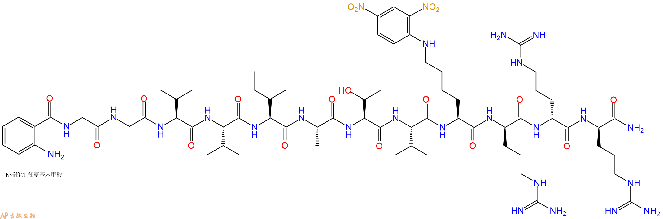专肽生物产品淀粉肽N-Me-Abz-Amyloid β/A4 Protein Precursor7701182723-43-8