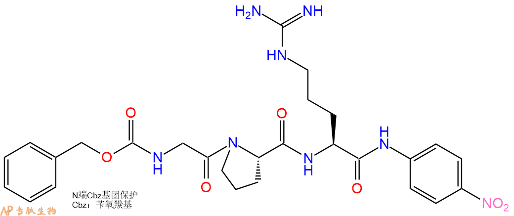 专肽生物产品标记肽Z-GPR-对硝基苯胺66648-35-9