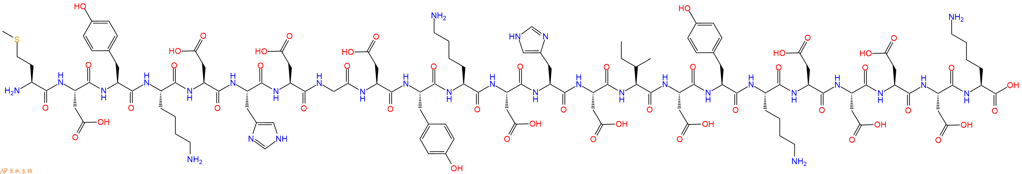 多肽生物产品标签多肽3X FLAG peptide402750-12-3