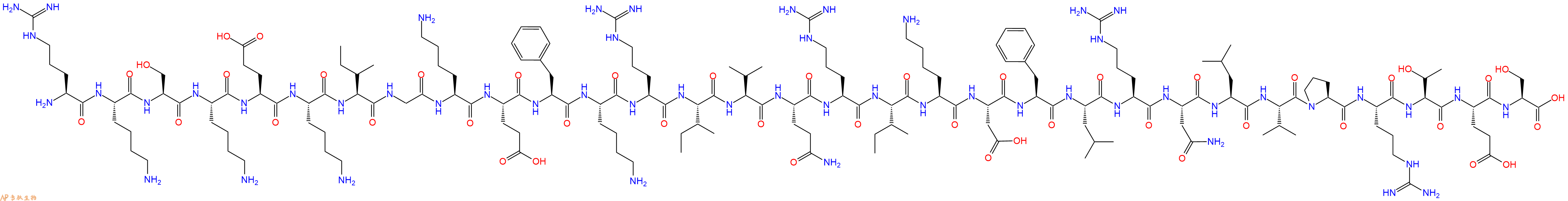 多肽生物产品LL-37 RKS672345-61-8