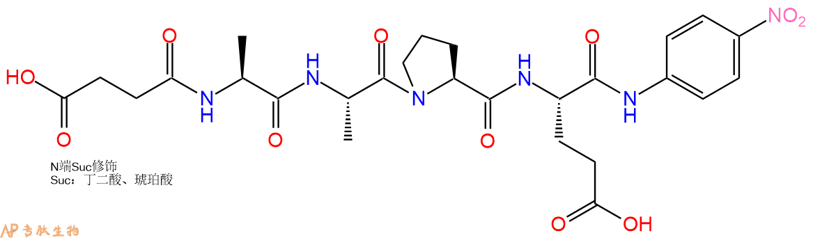 专肽生物产品标记肽Suc-AAPE-对硝基苯胺108929-37-9