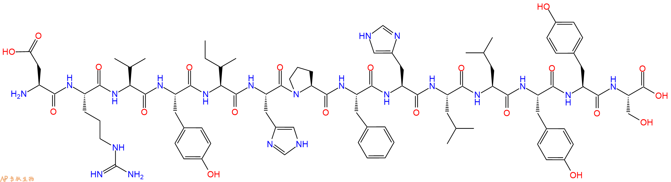 专肽生物产品ReninSubstrateTetradeca Peptide , rat110200-37-8