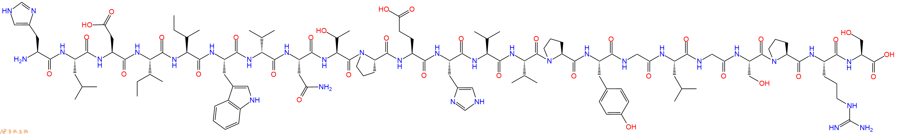 专肽生物产品(DVal22)-BigEndothelin-1 Fragment (16-38)(human)158884-64-1