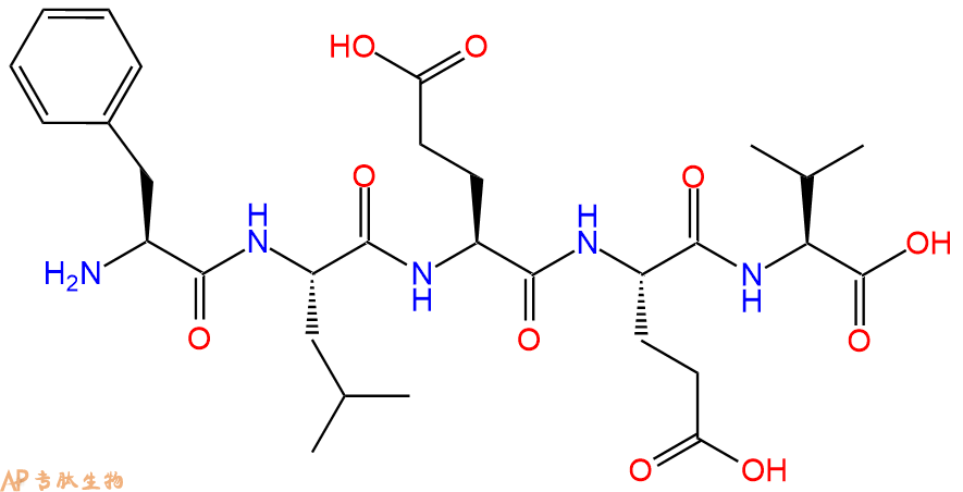 专肽生物产品五肽Phe-Leu-Glu-Glu-Val61037-79-4