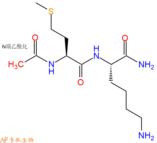 专肽生物产品二肽Ac-Met-Lys-NH2