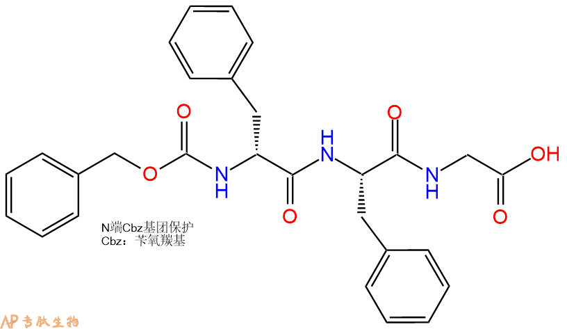 专肽生物产品三肽Cbz-DPhe-Phe-GLY75539-79-6