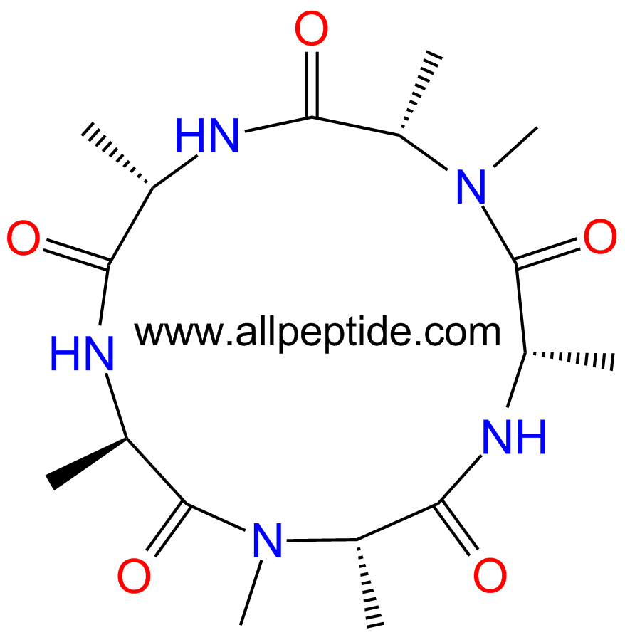 专肽生物产品环五肽cyclo(DAla-NMe-Ala-Ala-NMe-Ala-Ala)917987-98-5