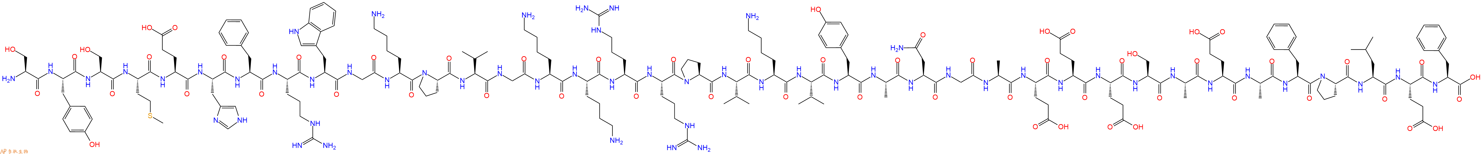 专肽生物产品促肾上腺皮质激素ACTH(1-39), guinea pig111524-36-8