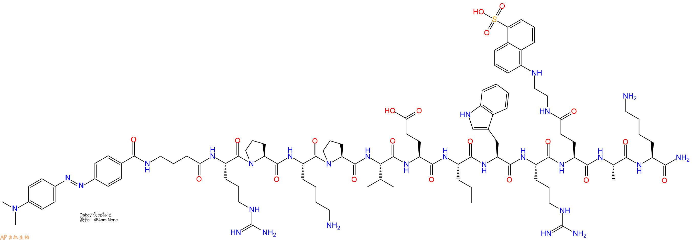 专肽生物产品基质金属蛋白酶MMP Substrate IV, Fluorogenic202273-56-1