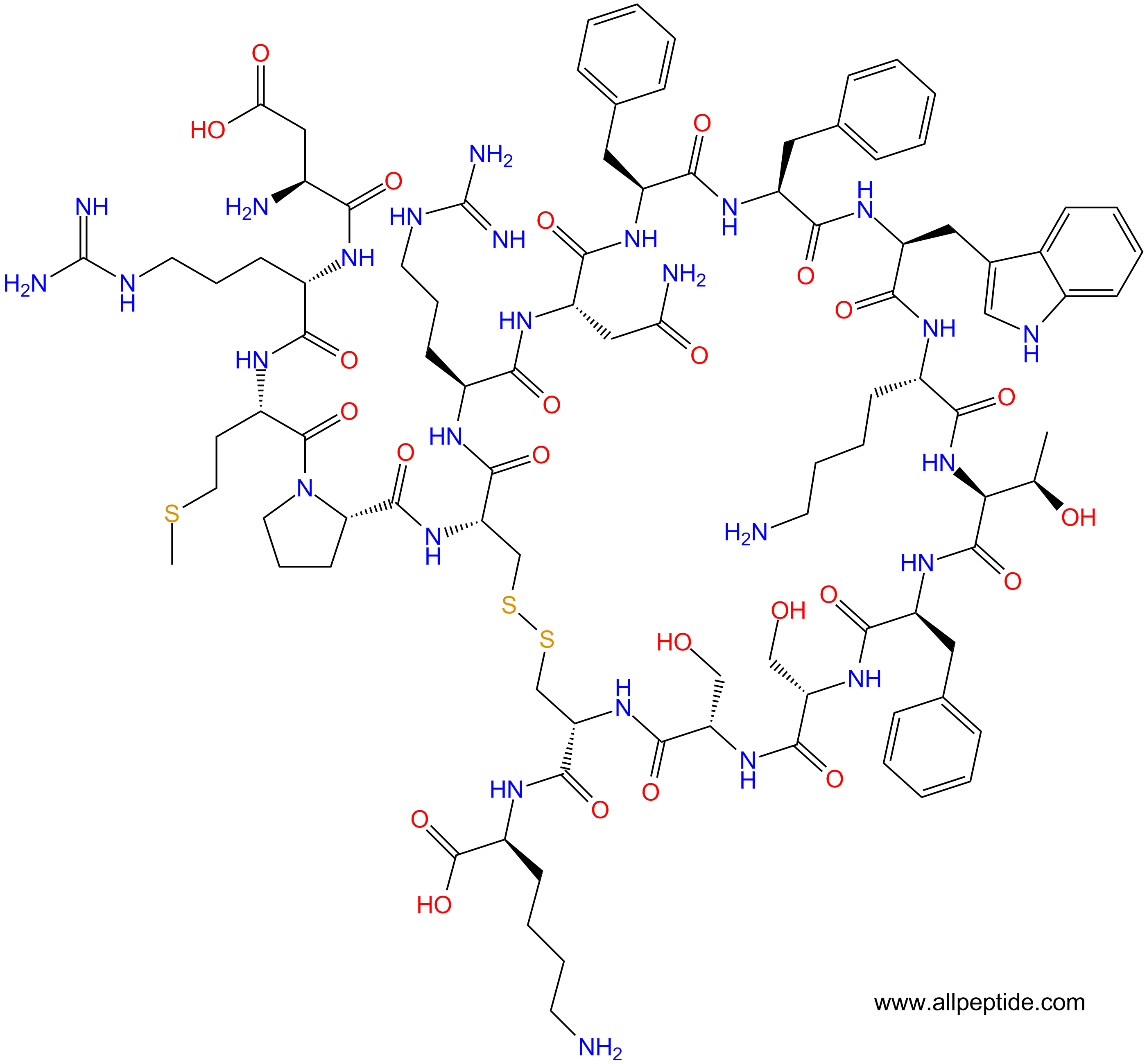 专肽生物产品皮质抑素Cortistatin-17, human189450-19-9