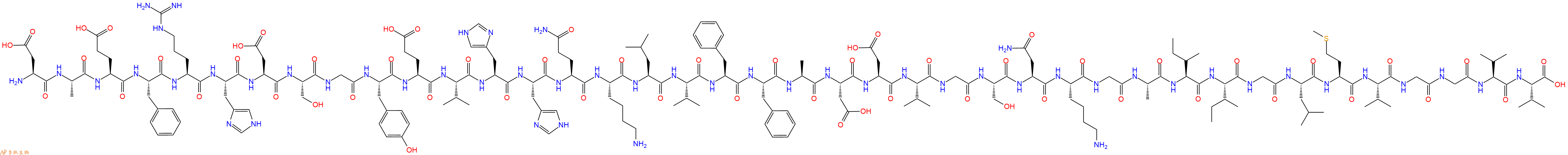 专肽生物产品淀粉肽[Asp22]β-Amyloid(1-40)