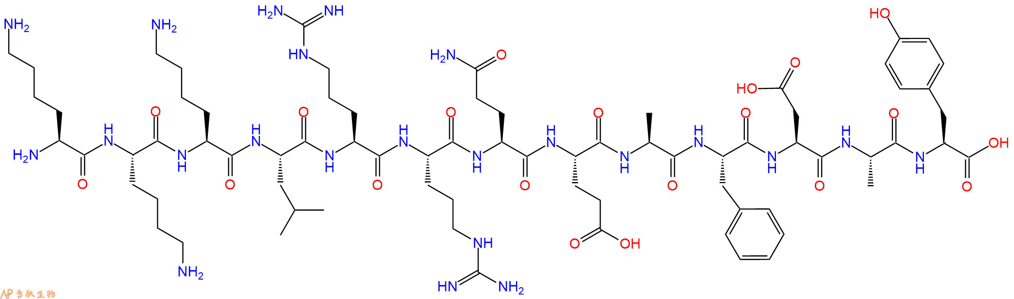 专肽生物产品钙调蛋白激酶底物[Lys3, Phe10, Tyr13]-Autocamtide-2-Related