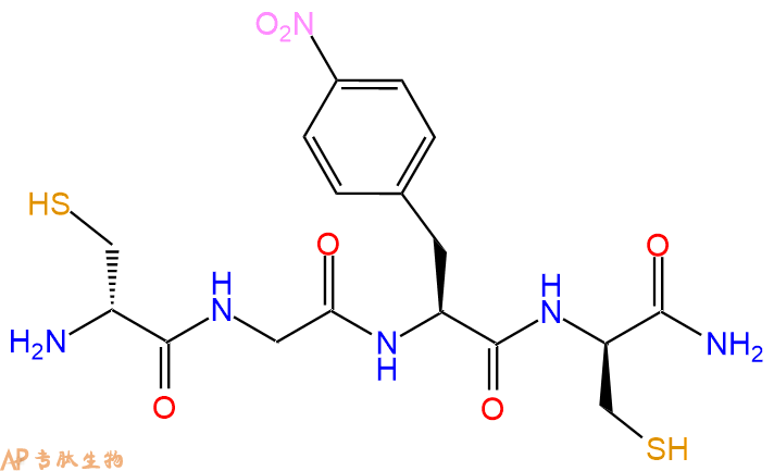 专肽生物产品四肽DCys-Gly-Phe(p-NO2)-DCys-NH2910132-89-7