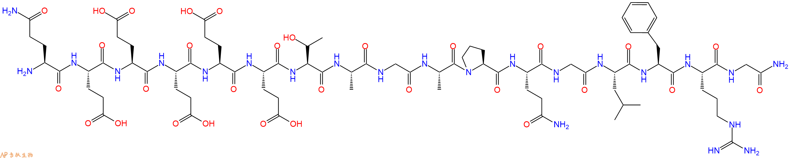 专肽生物产品Pancreastatin (33-49), porcine,QEEEEETAGAPQGLFRG-N106507-61-3