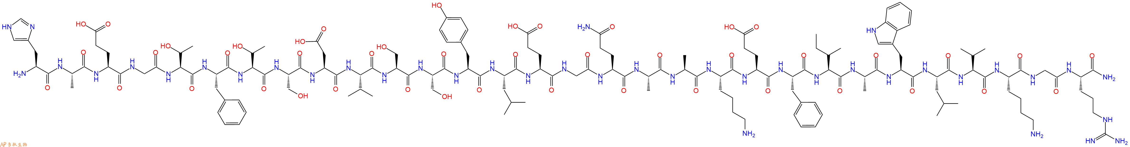 专肽生物产品胰高血糖素样肽1(7-36)酰胺(人)、Glucagon-Like Peptide I(7-36), amide, human107444-51-9/89750-14-1