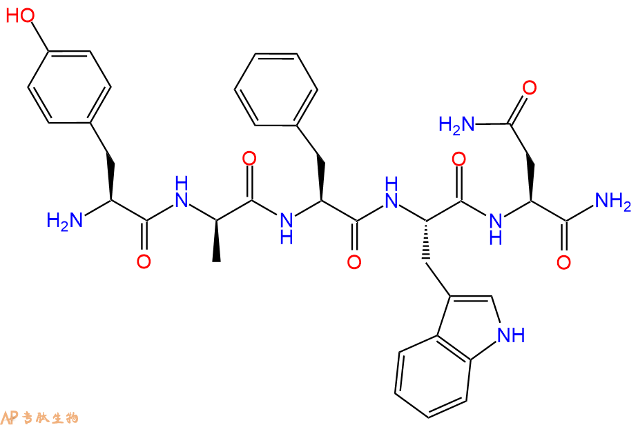专肽生物产品(Trp4, Asn5)-Dermorphin(1-5)amide