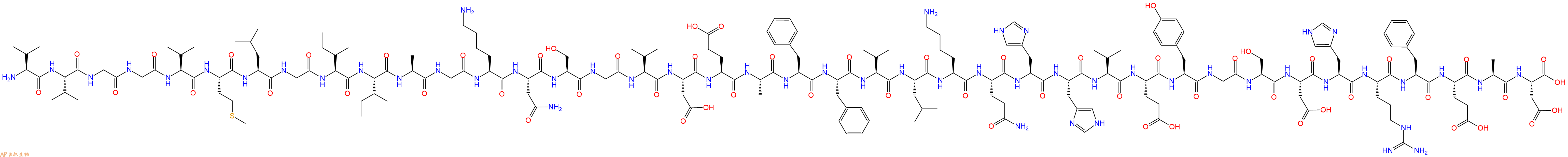 专肽生物产品淀粉肽Amyloid β-Protein (40-1)、Aβ40-1144409-99-4