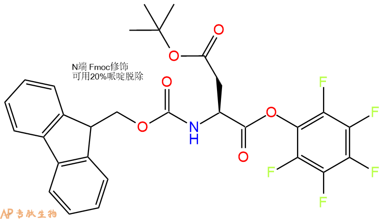 专肽生物产品Fmoc-Asp(OtBu)-OPfp86061-01-0