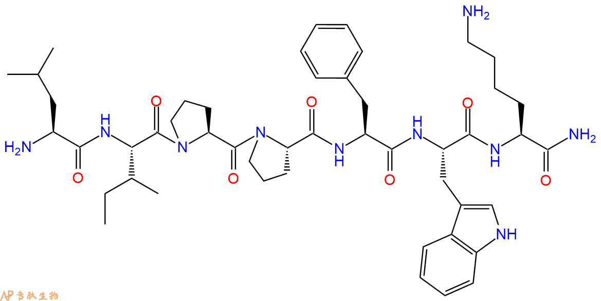 专肽生物产品七肽LIPPFWK-NH2115722-23-1