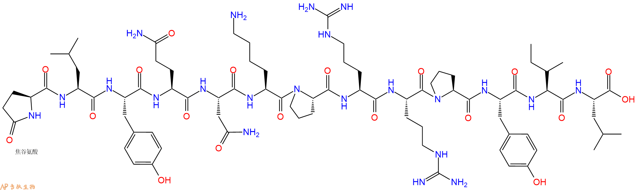 专肽生物产品神经降压肽[Gln4]Neurotensin61445-54-3