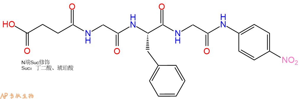 专肽生物产品三肽Suc-Gly-Phe-Gly-对硝基苯胺165174-57-2