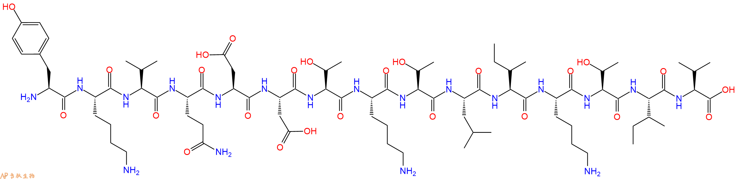 专肽生物产品Tyr-Leptin(26-39), human309247-25-4