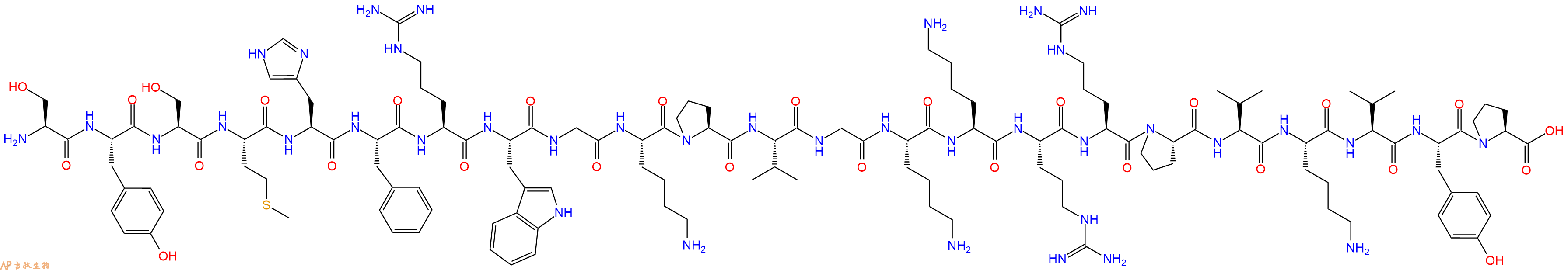 专肽生物产品促肾上腺皮质激素(Des-Glu⁵)-ACTH (1-24) (human, bovine, rat1815617-95-8