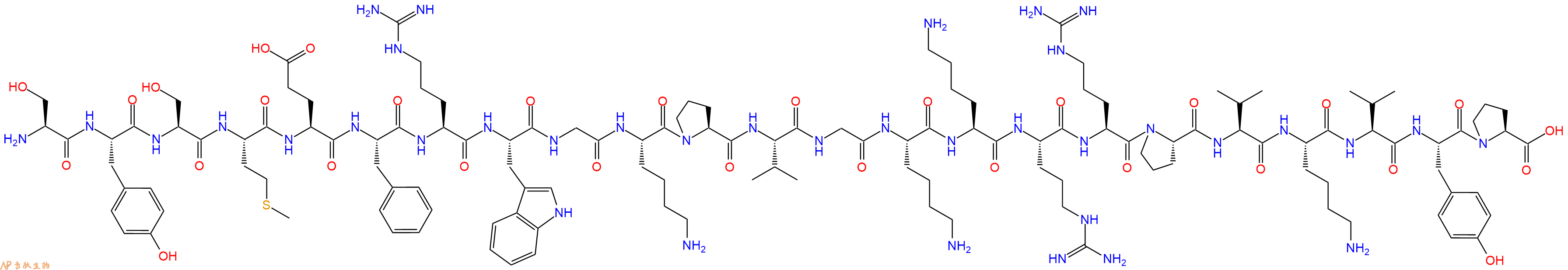 专肽生物产品促肾上腺皮质激素(Des-His⁶)-ACTH (1-24) (human, bovine, rat1926163-11-2