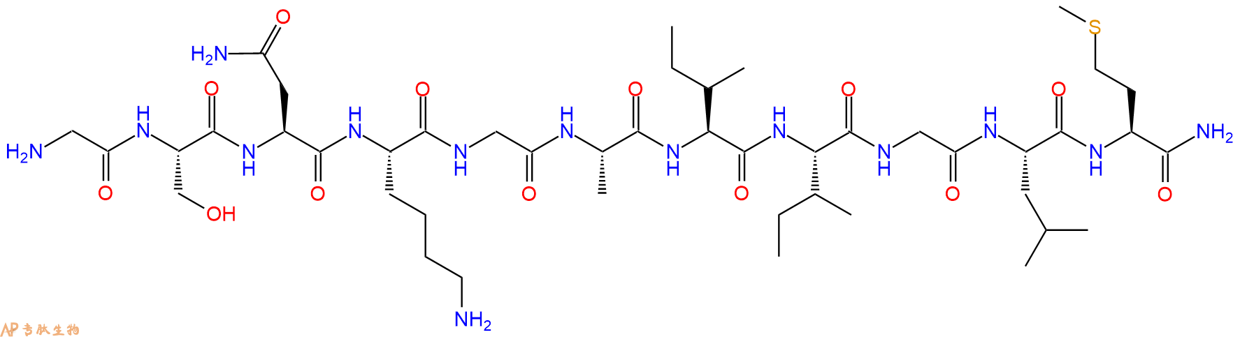 专肽生物产品淀粉肽Amyloid β-Protein (25-35) amide 、Aβ25-35 amide147490-49-1