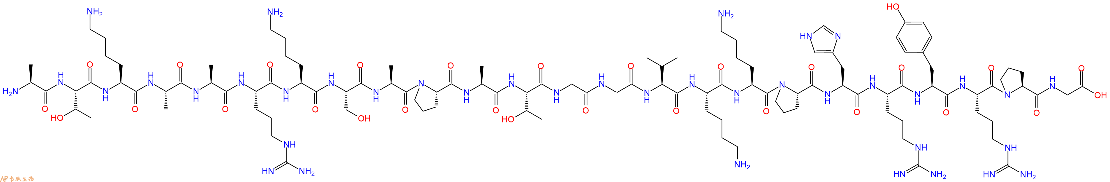 专肽生物产品组蛋白肽段Histone H3 (21-44)