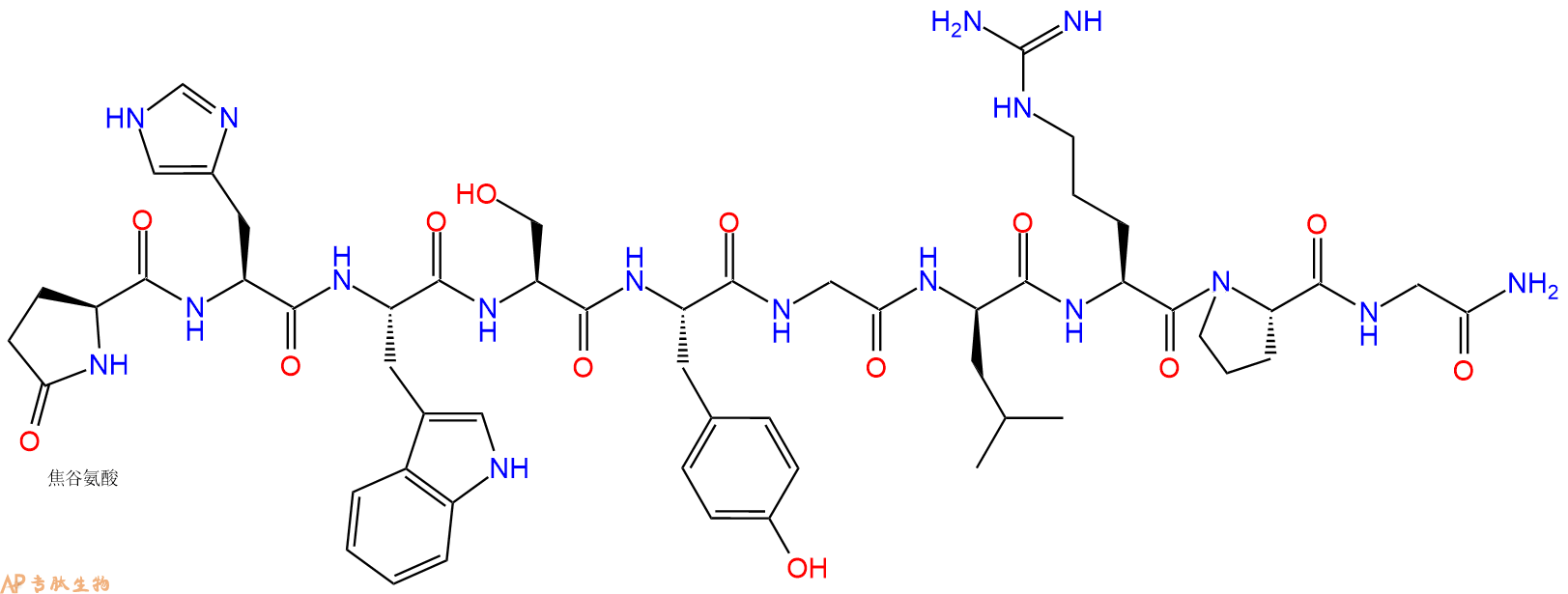 专肽生物产品黄体生成素释放激素(D-Leu⁷)-LHRH53728-75-9