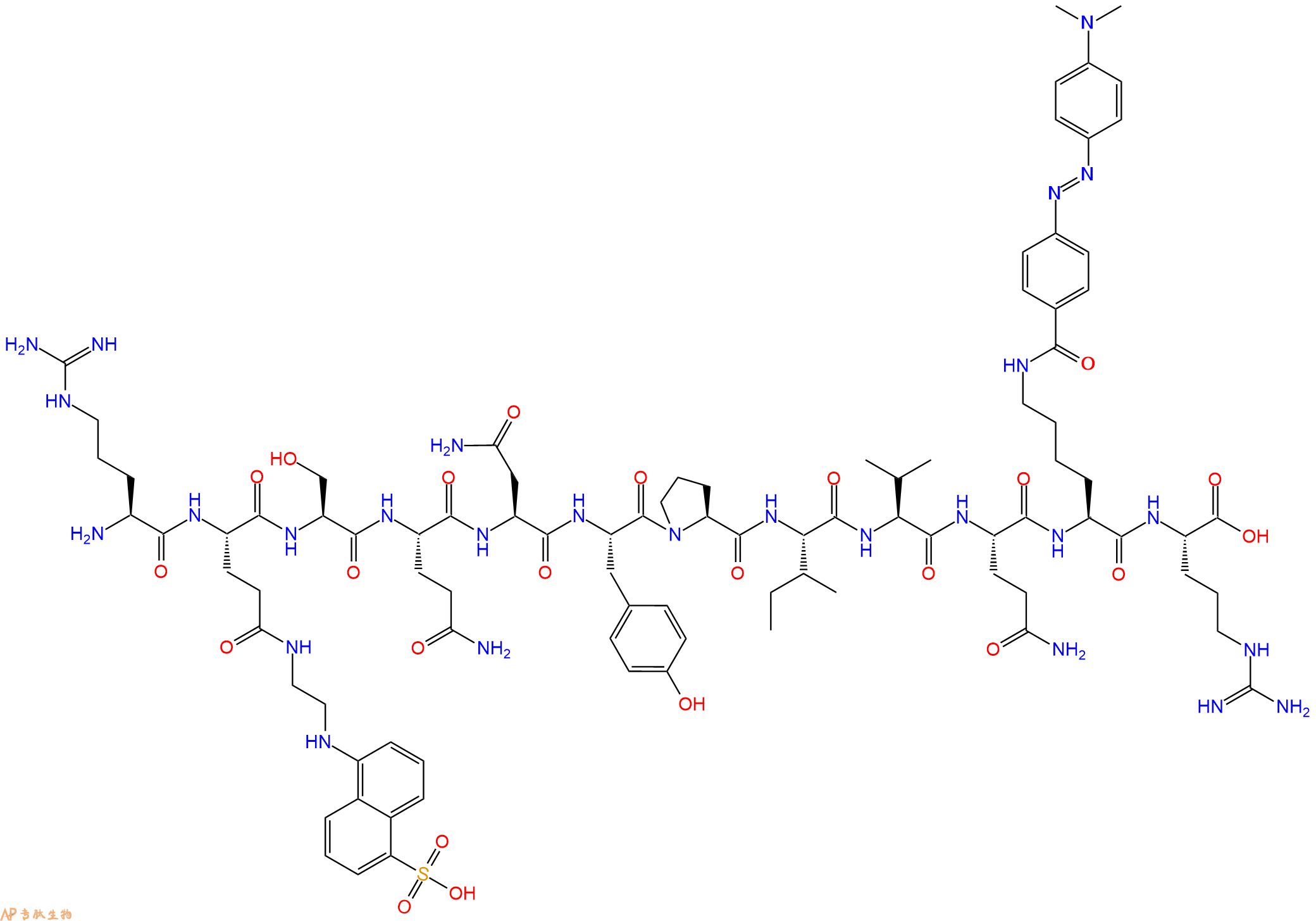 专肽生物产品HIV蛋白酶底物 1、HIV Protease Substrate 1