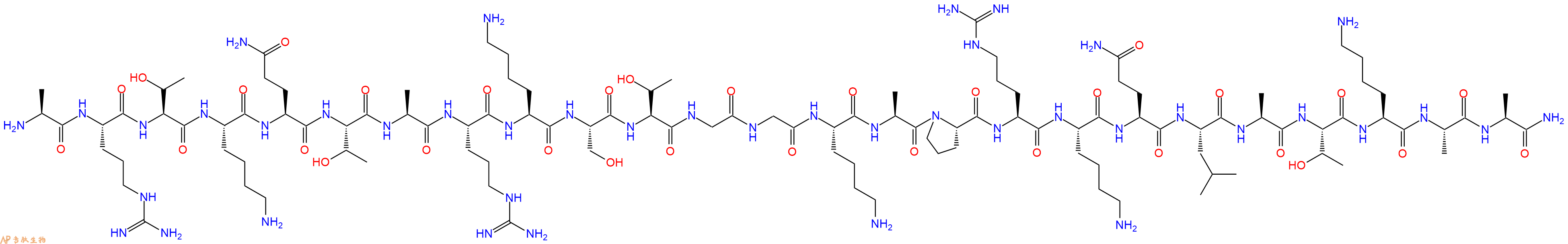专肽生物产品组蛋白肽段Histone H3 (1-25), amide1373320-65-0