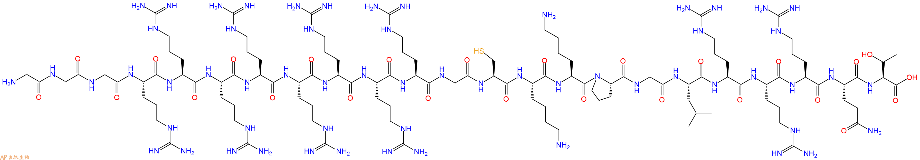 专肽生物产品Pim-1激酶抑制剂 R8-T198wt2305815-72-7