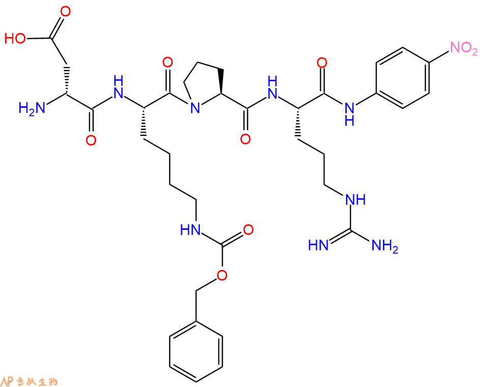 专肽生物产品四肽D-Lys(Z)-Pro-Arg-对硝基苯胺、Chromozym Pca108963-69-5