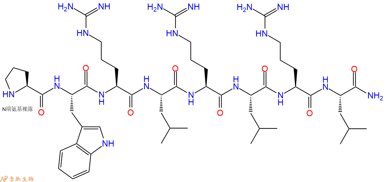 专肽生物产品八肽PWRLRLRL-NH2