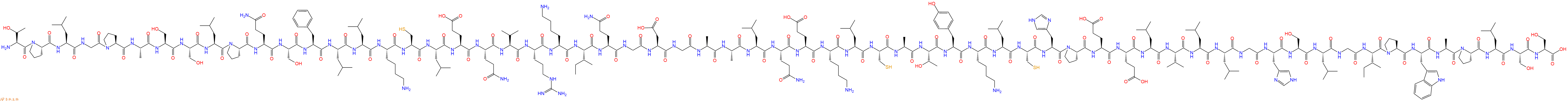 专肽生物产品Thr-Pro-Leu-Gly-Pro-Ala-Ser-Ser-Leu-Pro-Gln-Ser-Ph