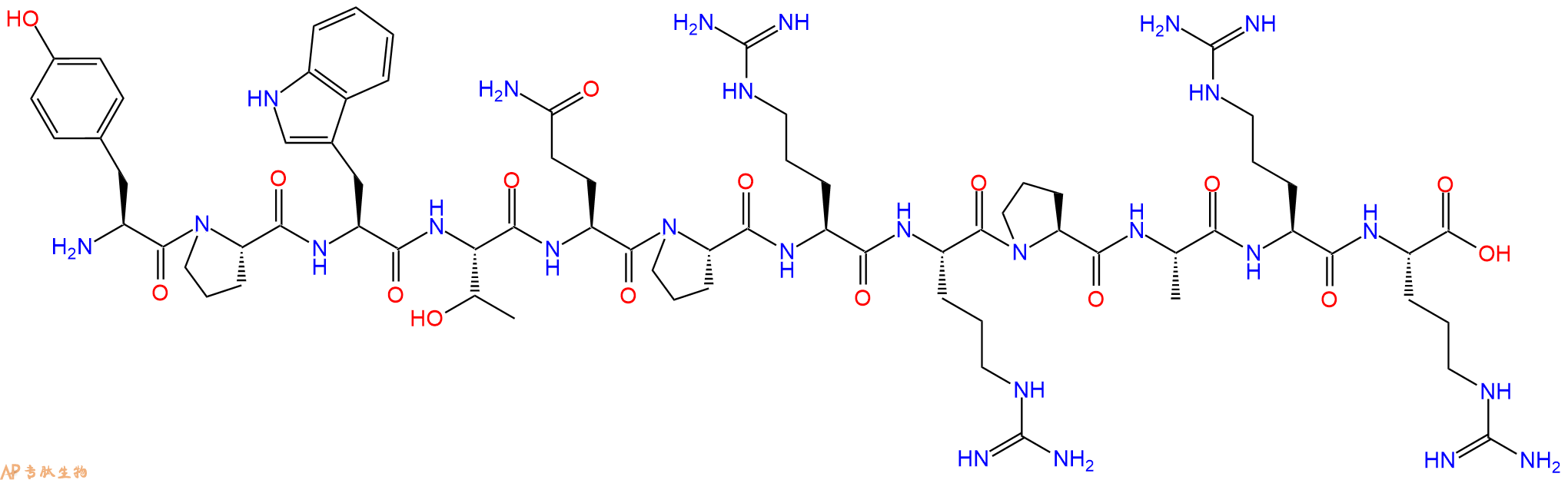 专肽生物产品十二肽YPWTQPRRPARR