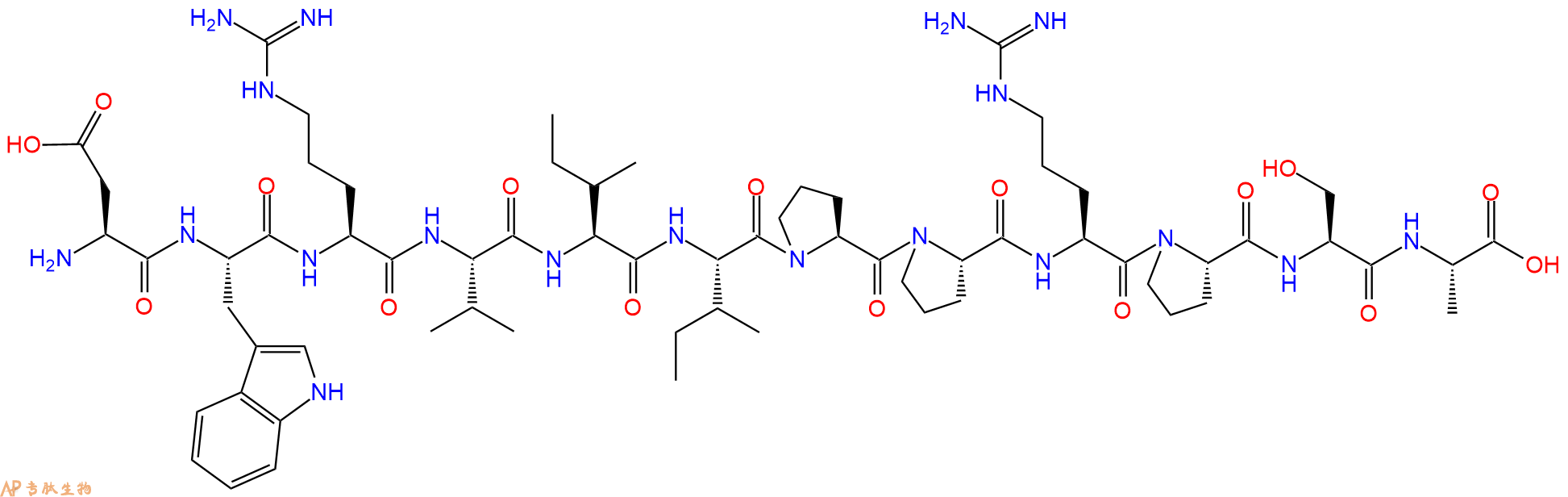 专肽生物产品十二肽DWRVIIPPRPSA