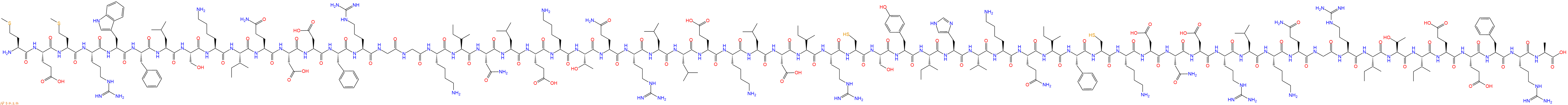 专肽生物产品Met-Glu-Met-Arg-Trp-Phe-Leu-Ser-Lys-Ile-Gln-Asp-As