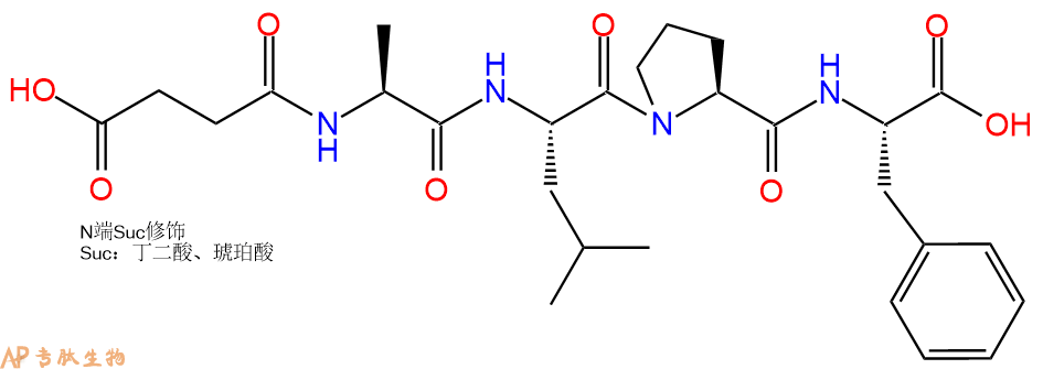 专肽生物产品四肽Suc-Ala-Leu-Pro-Phe287379-73-1
