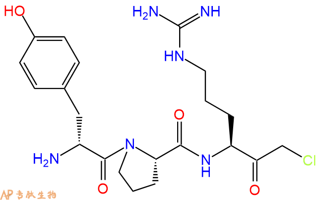 专肽生物产品三肽DTyr-Pro-Arg-CMK98833-79-5
